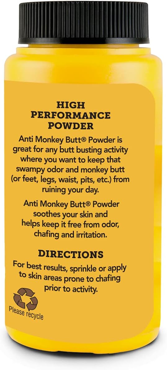 Anti Monkey Butt Travel Size Body Powder with Calamine, Sweat, Odor and Friction Fighter, 1.5 Oz, Pack of 12 (Packaging may vary) : Baby