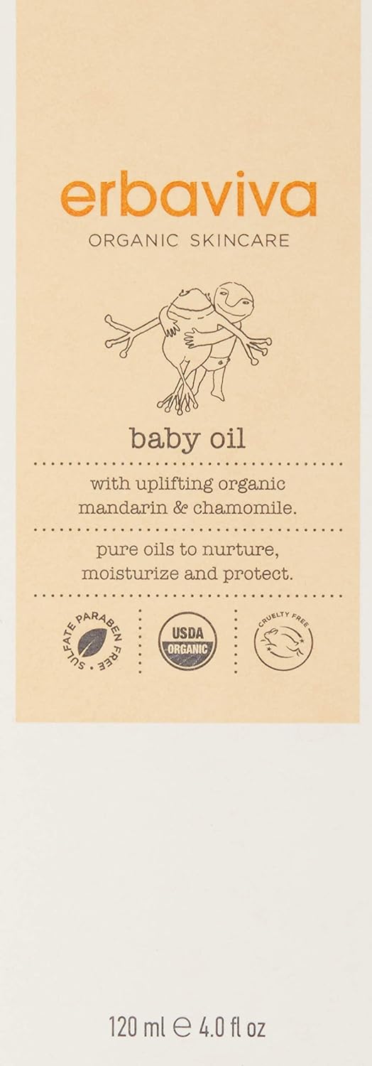 erbaviva Baby Oil, 4 Fl Oz