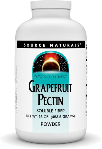 Source Naturals Grapefruit Pectin, Soluble Fiber - Dietary Supplement - 16 Oz Powder