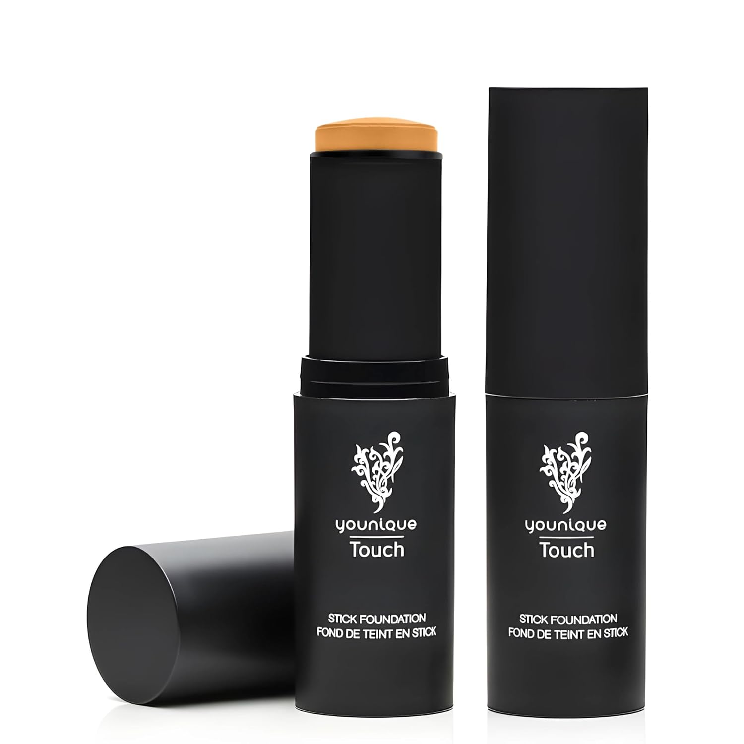 Touch Stick Foundation | Velour | Medium To Full Coverage Makeup & Concealer | Velvet Finish | Infused With Squalane & Safflower Oil | Compact, Travel-Ready Foundation