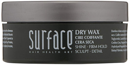 Surface Hair Men Dry Wax, Meltable Wax Styling For Firm And Sculpted Hairstyles 2 Oz