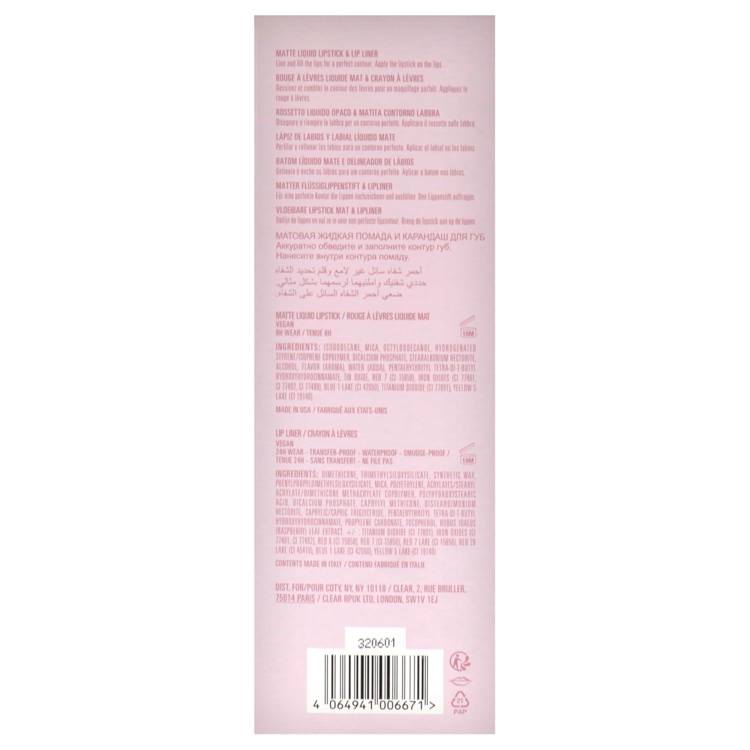 Kylie Cosmetics Matte Lip Kit - 802 Candy For Women - 2 Pc 0.10 Oz Matte Liquid Lipstick, 0.03 Oz Lip Liner : Beauty & Personal Care