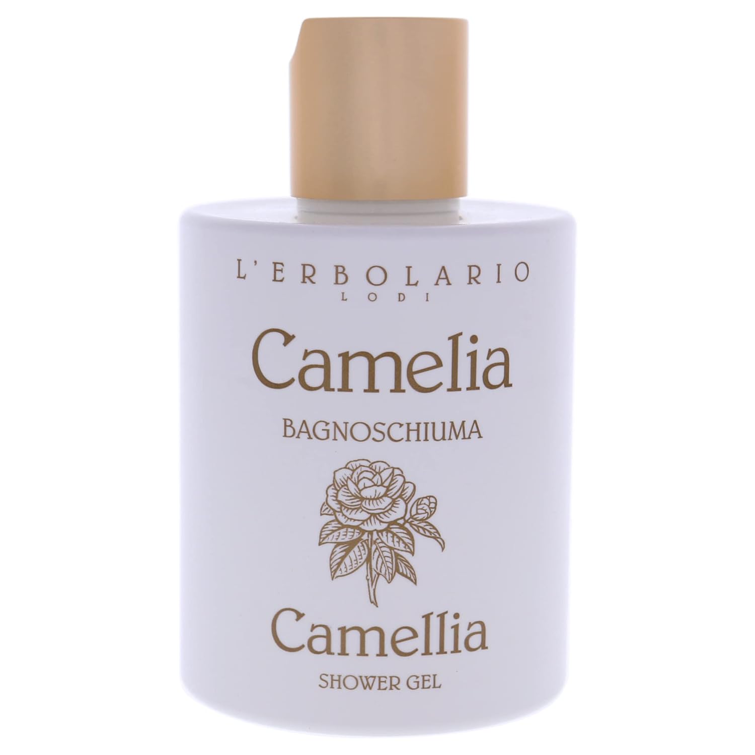 L'Erbolario Shower Gel – Antioxidant-Rich Moisturizing Body Wash – Firming And Soothing Body Soap With Floral Scent For Daily Use – Camellia - 10.1 Oz