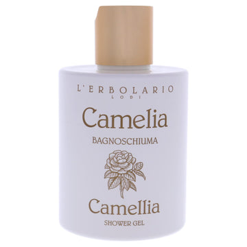 L'Erbolario Shower Gel – Antioxidant-Rich Moisturizing Body Wash – Firming And Soothing Body Soap With Floral Scent For Daily Use – Camellia - 10.1 Oz