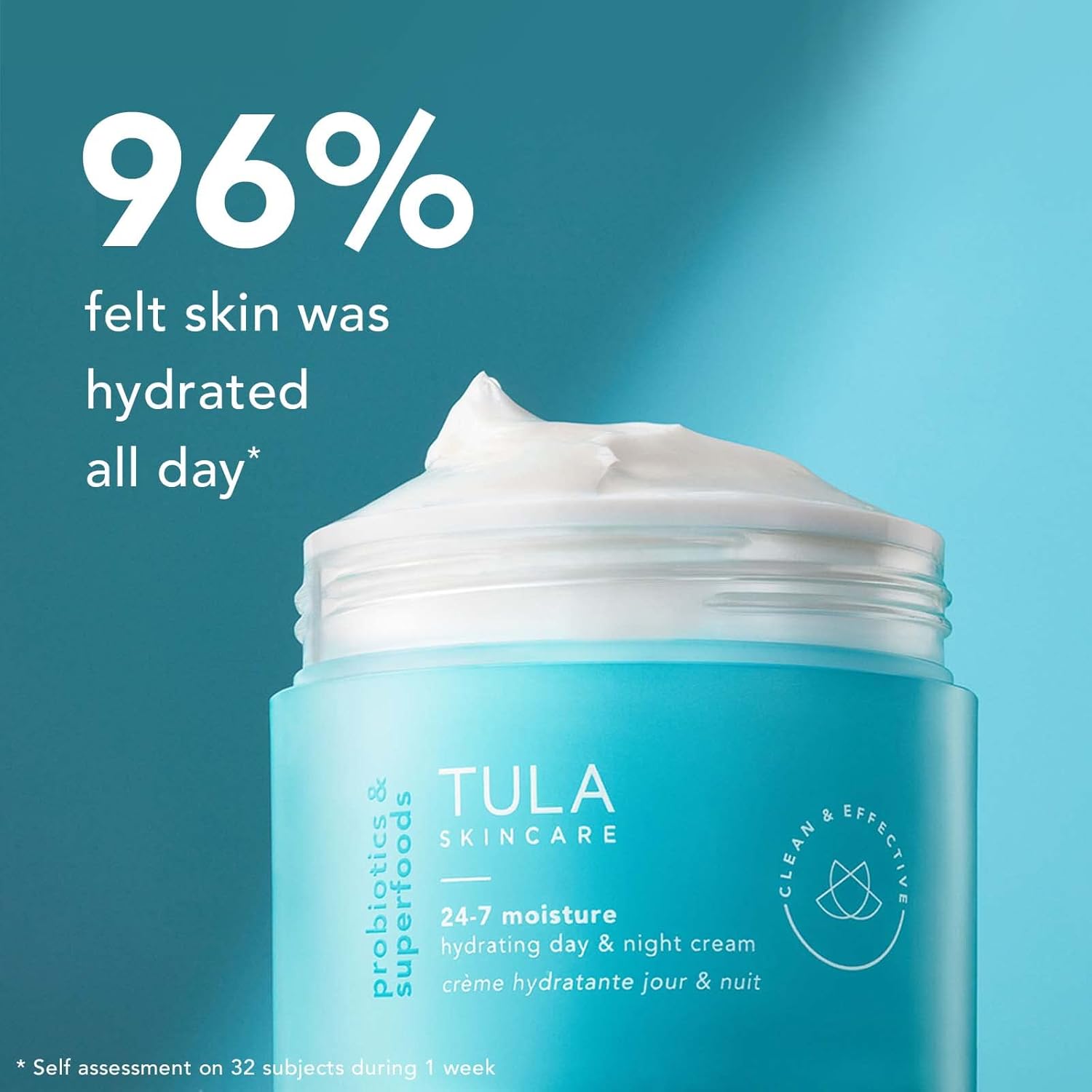 TULA Skin Care 24-7 Hydrating Day & Night Cream - Anti-Aging Moisturizer for Face, Contains Watermelon & Blueberry Extract, 1.5 oz. : Beauty & Personal Care