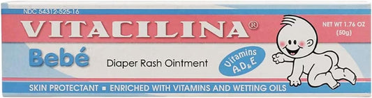 Vitacilina Bebe Diaper Rash Ointment 1.76 oz., 6 Pack