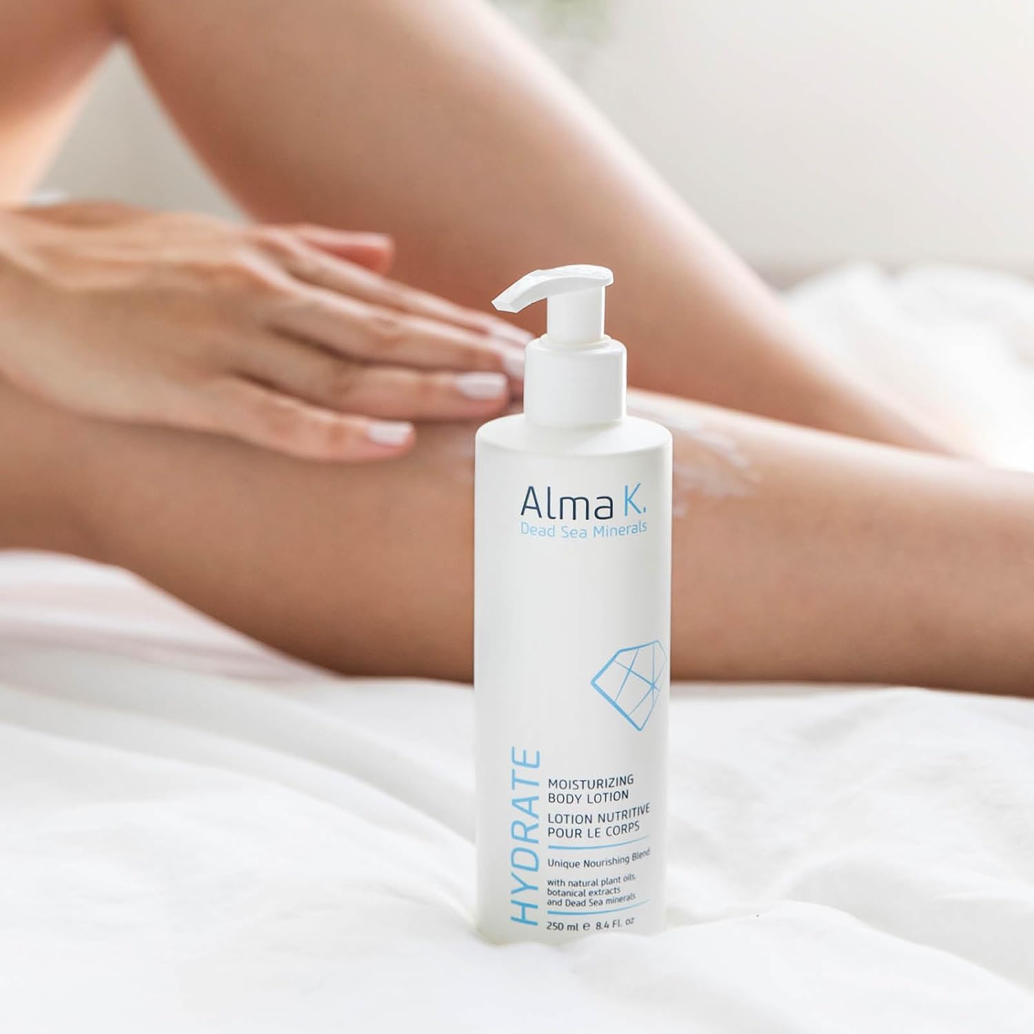 Alma K Moisturizing Body Lotion - Infused With Dead Sea Minerals - Vitamin E - Hydrating Body Lotion For Women - Body Lotion For Dry Skin - 8.4 Oz : Beauty & Personal Care