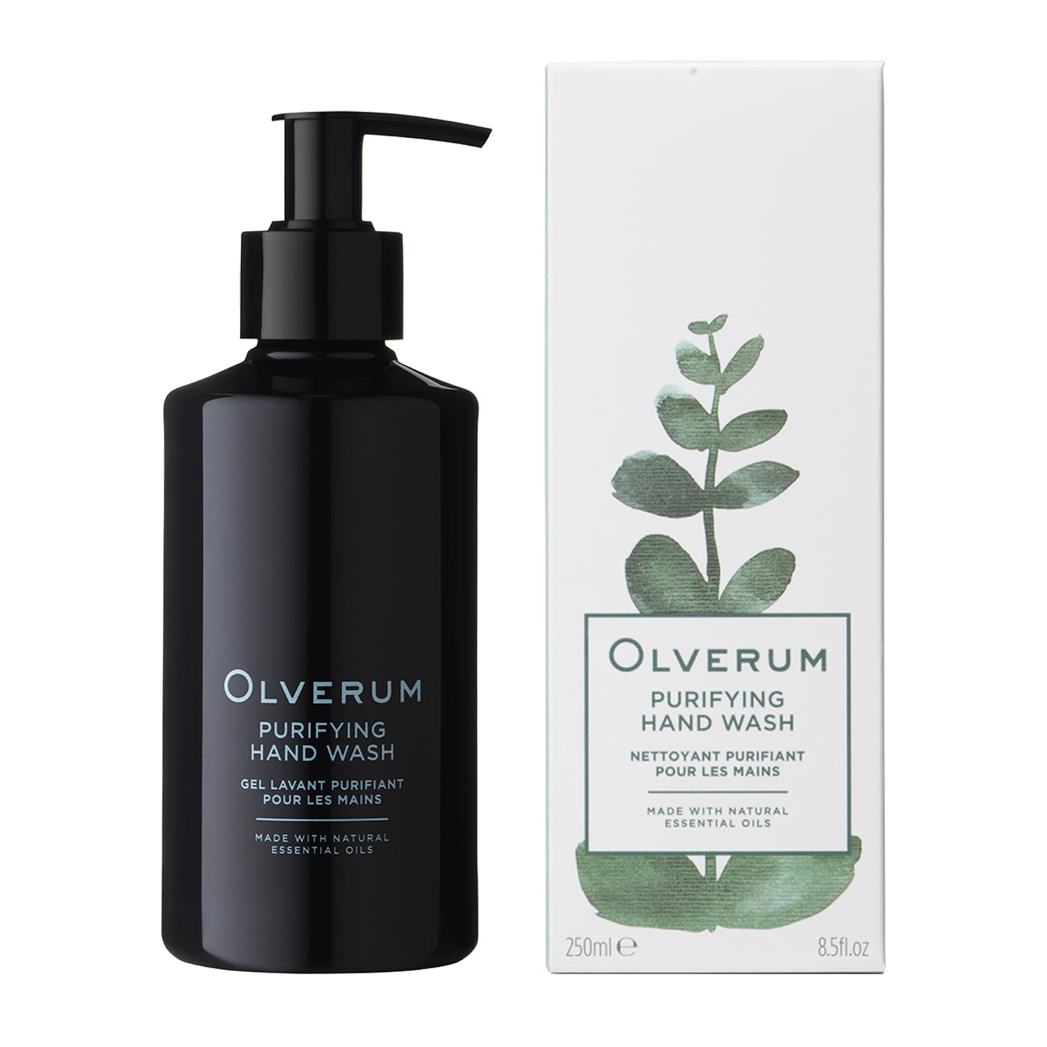Olverum - Natural Purifying Hand Wash | Clean, Vegan Skin Care (8.5 Fl Oz | 250 Ml)