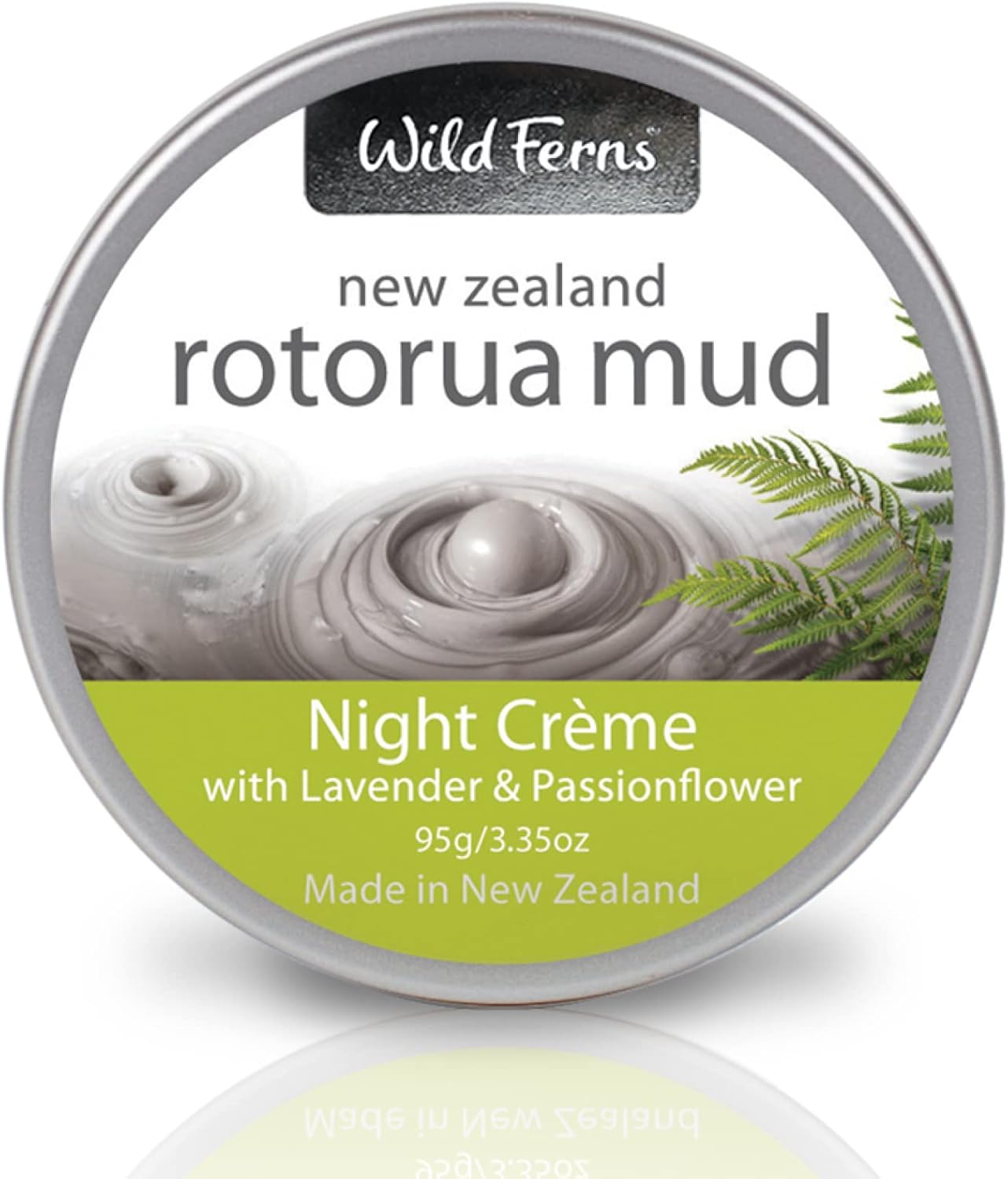 Wild Ferns Rotorua Mud Night Crème With Lavender & Passionflower, 95 Grams