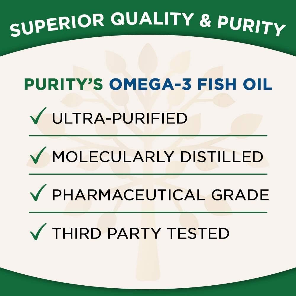 Purity Products - Ultra Pure Omega 3,60 softgels, Blue