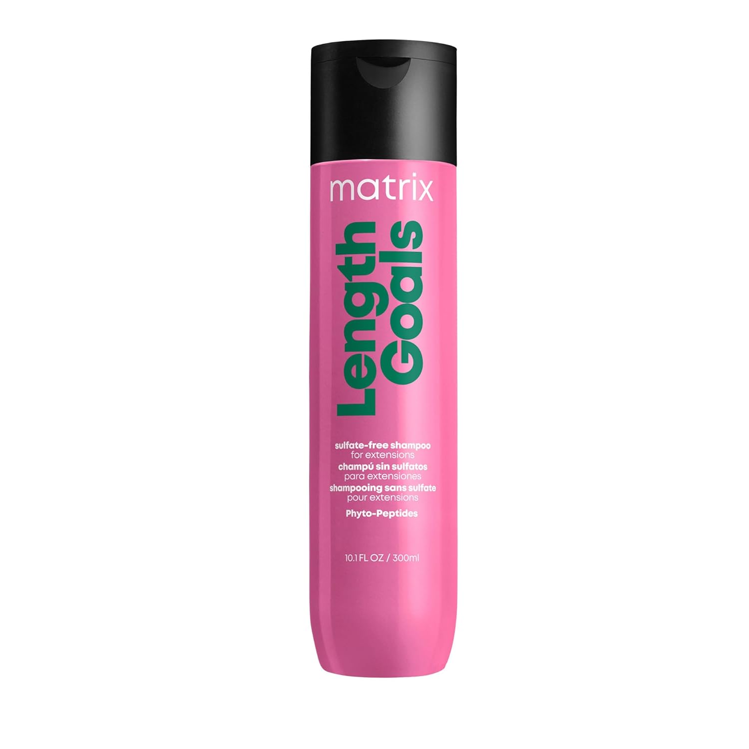 Matrix Length Goals Shampoo | Protects Color Vibrancy & Restores Shine | Sulfate-Free | For Hair Extensions And Wigs | Smoothing And Detangling | Packaging May Vary | 10.1 Fl. Oz