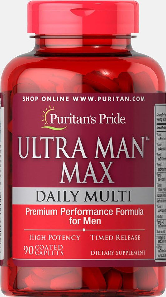Puritan's Pride Ultra Man Max, 90 Count : Health & Household