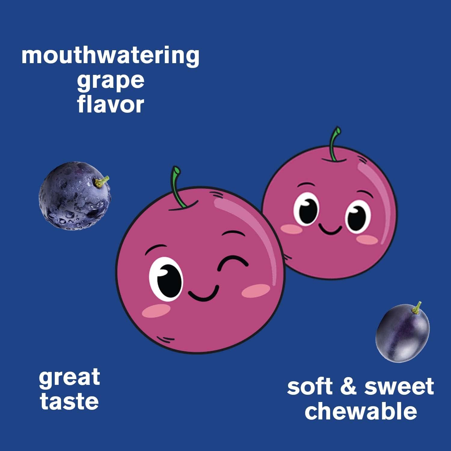 Buy Wellyeah Iron Gummies For Kids With Vitamin C - Anemia Support, Red Blood Cell Formation, Energy, And Immunity Support Gummy, Iron Supplements For Kids - Gmo Free, Natural Grape Flavor - 60 Count On  Free Shipping On Qualified Orders