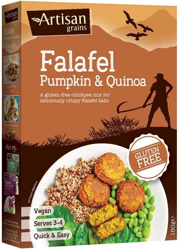 Artisan Grains Pumpkin& Quinoa Falafel 150g (Pack of 6) : Amazon.co.uk: Grocery