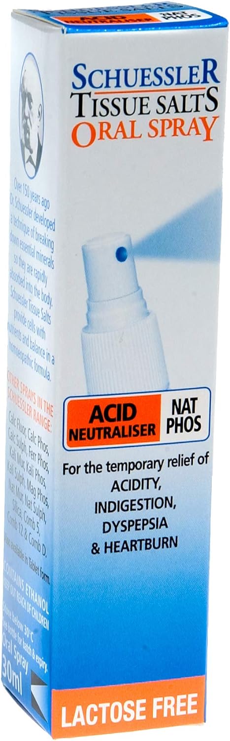 Schuessler Tissue Salts 30Ml Spray - Nat Phos, No. 10 | Lactose-Free