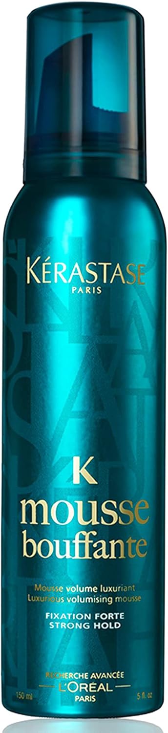 Kérastase Coiffage Couture, Volumising Styling Mousse, Strong Hold For Fine Hair, With Xyloses And Vitamins, Mousse Bouffante, 150Ml