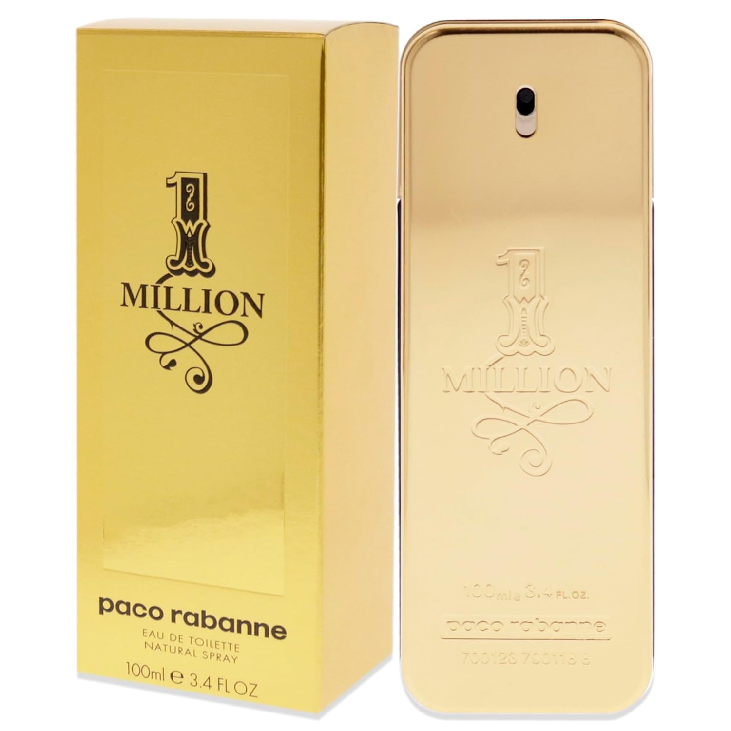 Paco Rabanne 1 Million/Paco Rabanne Edt Spray 3.3 Oz (M) : Beauty & Personal Care