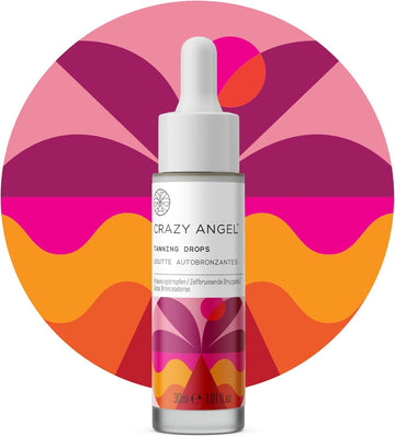 Crazy Angel Vegan Tanning Drops. Buildable Pigmented Tanning Drops For Moisturiser. Made In Uk. 30Ml