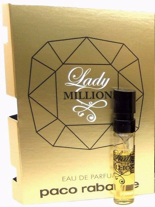Lady Million By: Paco Rabanne 0.04 Oz Edp, Women'S Sample-Vial : Beauty & Personal Care