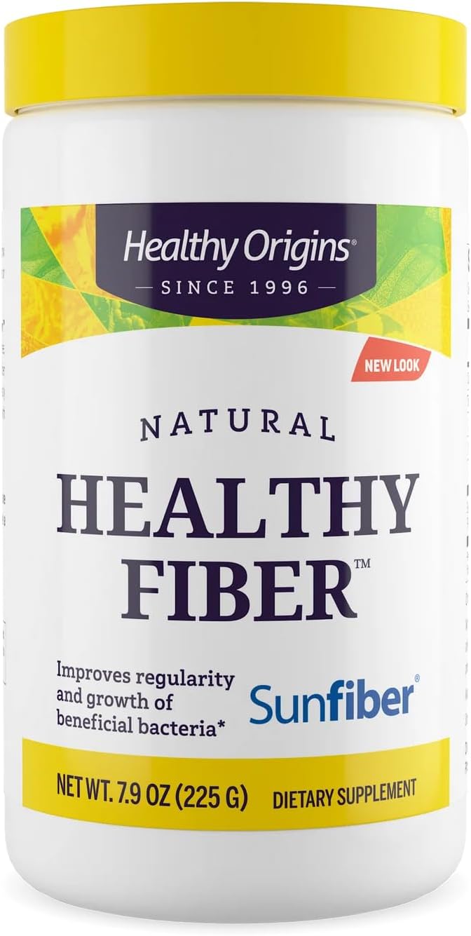 Healthy Origins Healthy Fiber (All Natural, Non-Gmo, Gluten Free, Digestive Support, Prebiotic), 7.9 Ounce