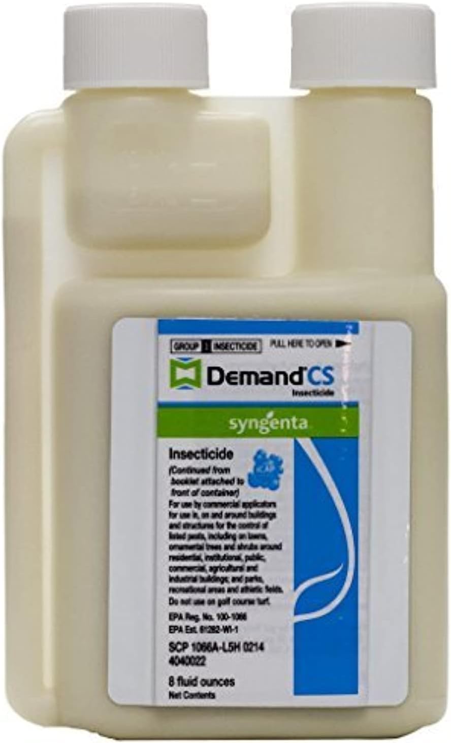 Demand Cs Insecticide - Contains Icap Technology For Long-Lasting Pest Control, 8-Oz. Sprayable Insecticide, Effective Against Over 30 Pests, Formulated For Indoor & Outdoor Use