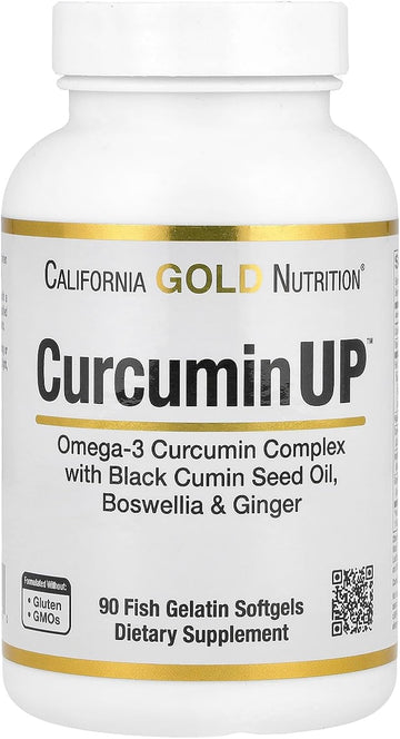 California Gold Nutrition Curcuminup™, 90 Fish Gelatin Softgels