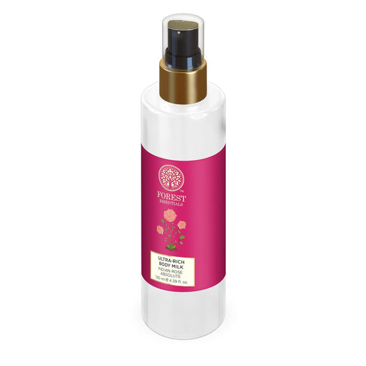 Forest Essentials Ultra-Rich Body Milk Indian Rose Absolute 130Ml (Body Lotion)