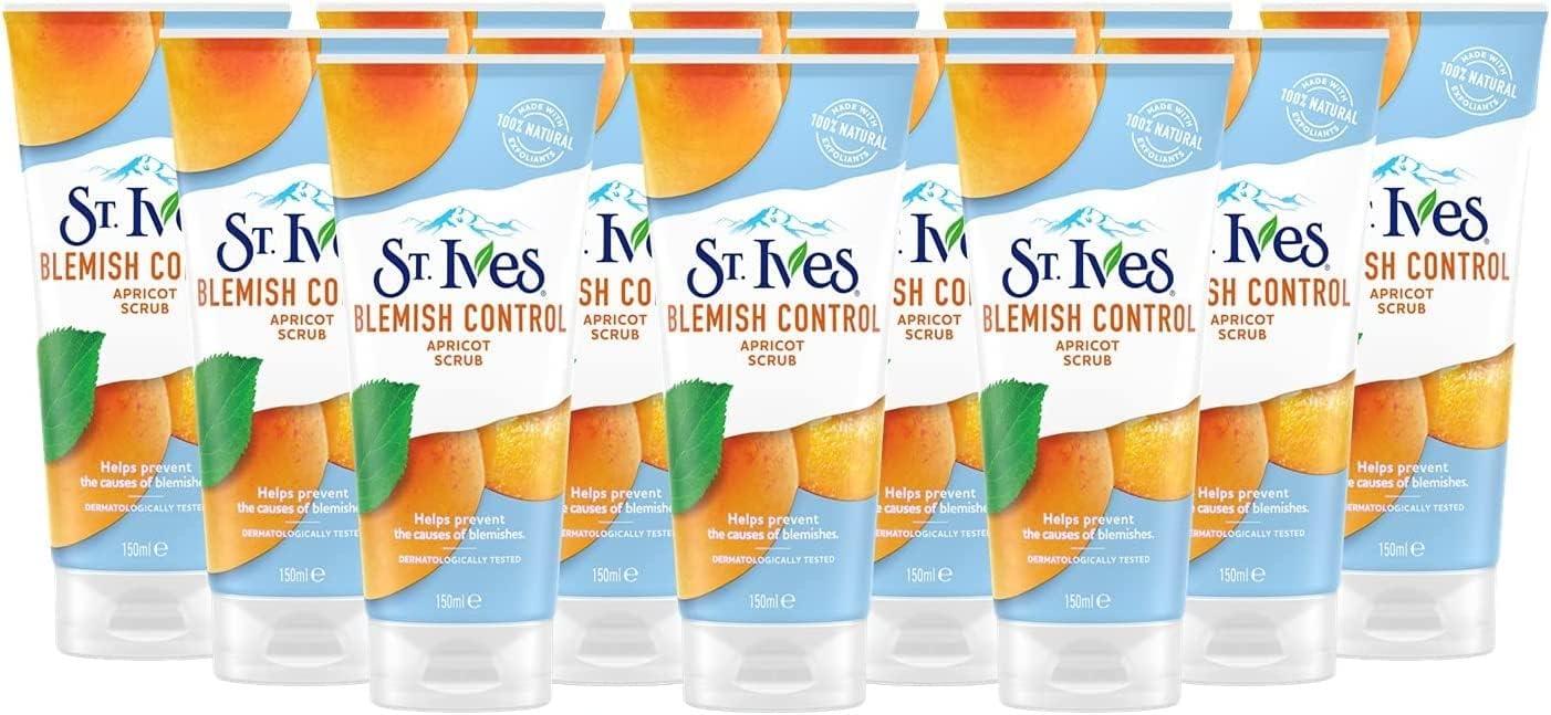 Ives St. Ives Blemish Control Apricot Scrub 150Ml (12 Pack)