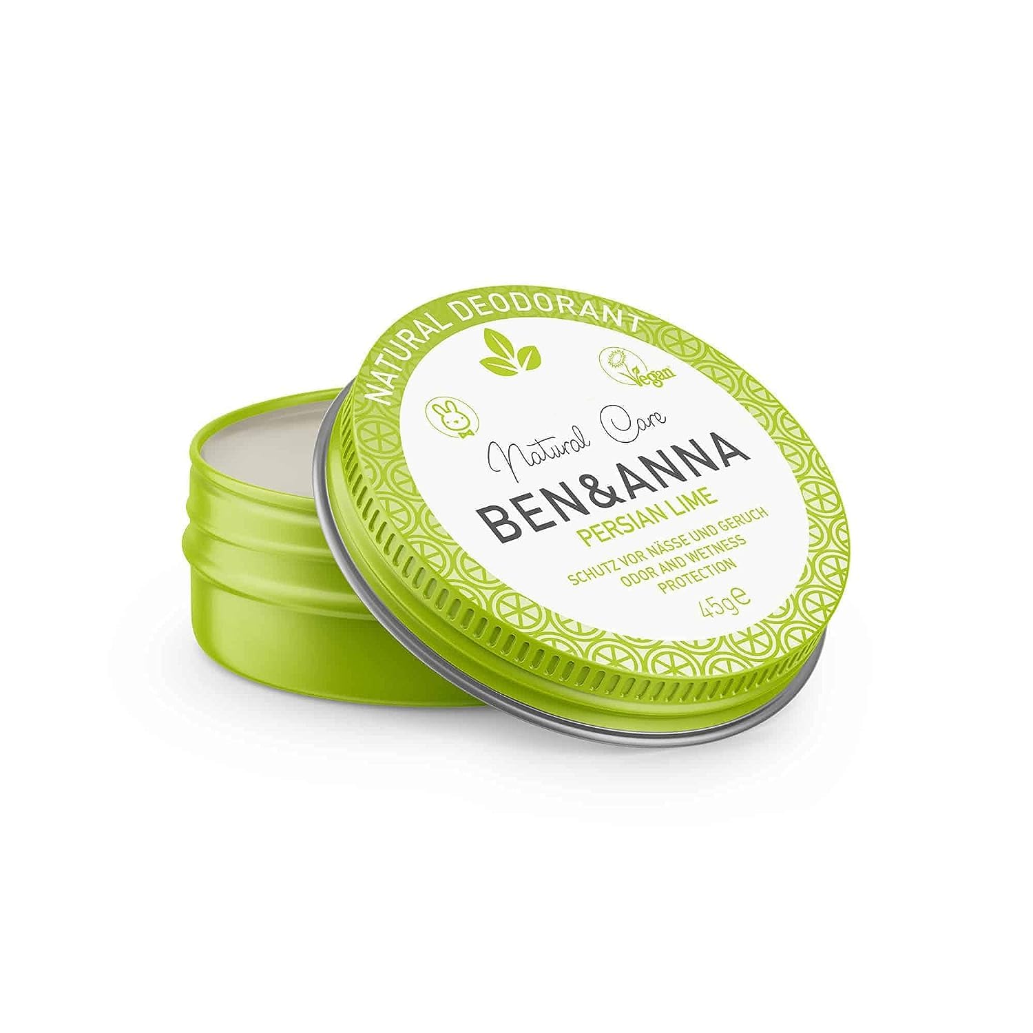 Ben & Anna Natural Persian Lime Cream Deodorant Tin 1.59 Oz