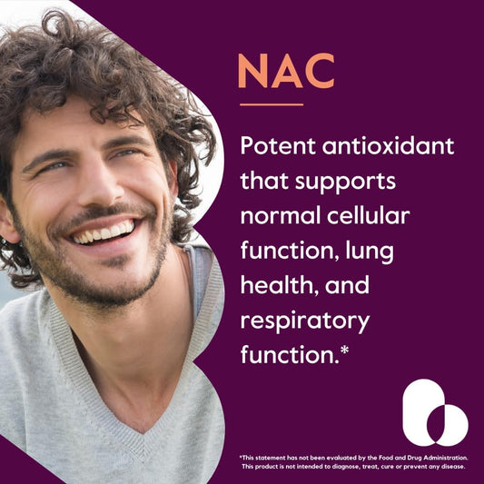 N-Acetyl L-Cysteine 600Mg (Nac) (120 Vegetarian Capsules) (120 X 2) - No Stearates - Vegan - No Fillers - No Silica - No Gelatin - Gluten Free - Non Gmo