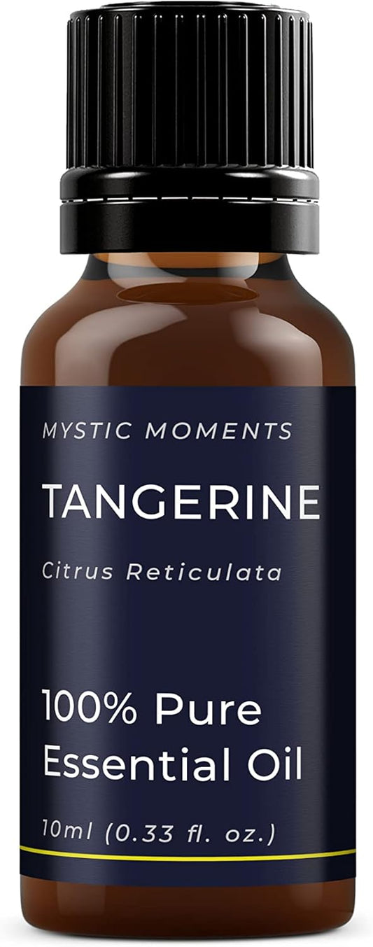 Mystic Moments | Tangerine Essential Oil 10ml - Pure & Natural oil for Diffusers, Aromatherapy & Massage Blends Vegan GMO Free