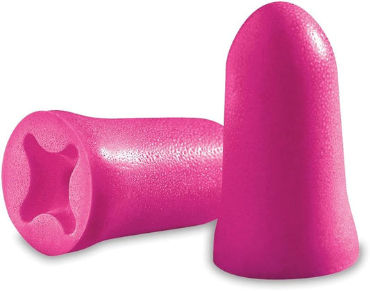 Mack's Dreamgirl Soft Foam Earplugs, 5 Pair, Pink - Small Ear Plugs for Sleeping, Snoring, Studying, Loud Events, Traveling & Concerts