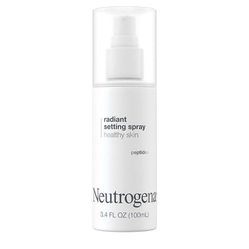 Neutrogena Radiant Makeup Setting Spray, Long-Lasting & Weightless Face Setting Mist For Healthy Looking, Glowing Skin, 3.4 Fl Oz