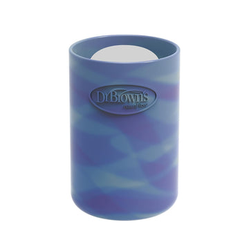 Dr. Brown'S Natural Flow Options+ Glass Baby Bottle Sleeves,100% Silicone,4 Oz,Narrow,Glow In The Dark