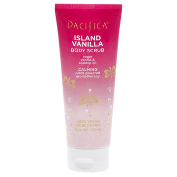 Pacifica Body Scrub - Island Vanilla Body Scrub Women 6 Oz