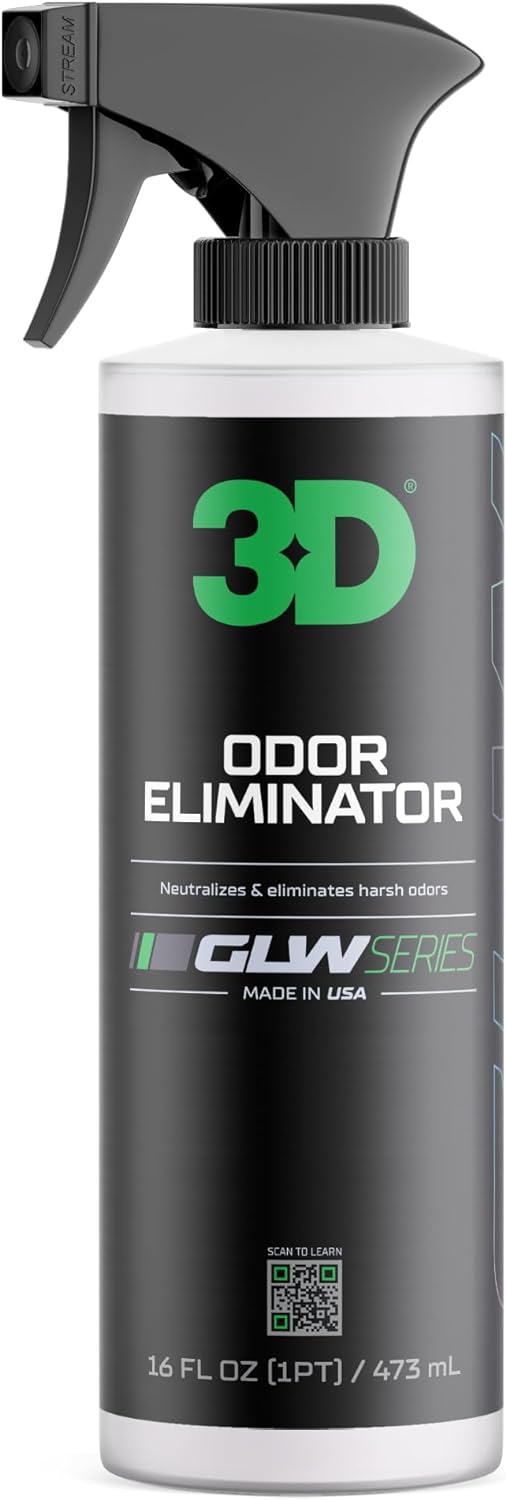 3D Odor Eliminator, GLW Series | Ultra Powerful Air Freshener | Long Lasting Odor Relief | Neutralizes Unwanted Smells | Fresh Scent | DIY Car Detailing | 16 oz : Automotive