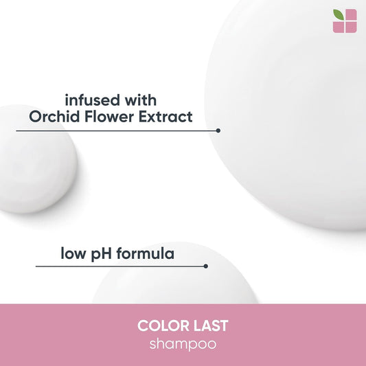 Biolage Professional Color Last Shampoo For Coloured Hair, Infused With Orchid Flower Extract To Protect Colour Treated Hair, Moisturises And Prevents Colour Fade, 250Ml