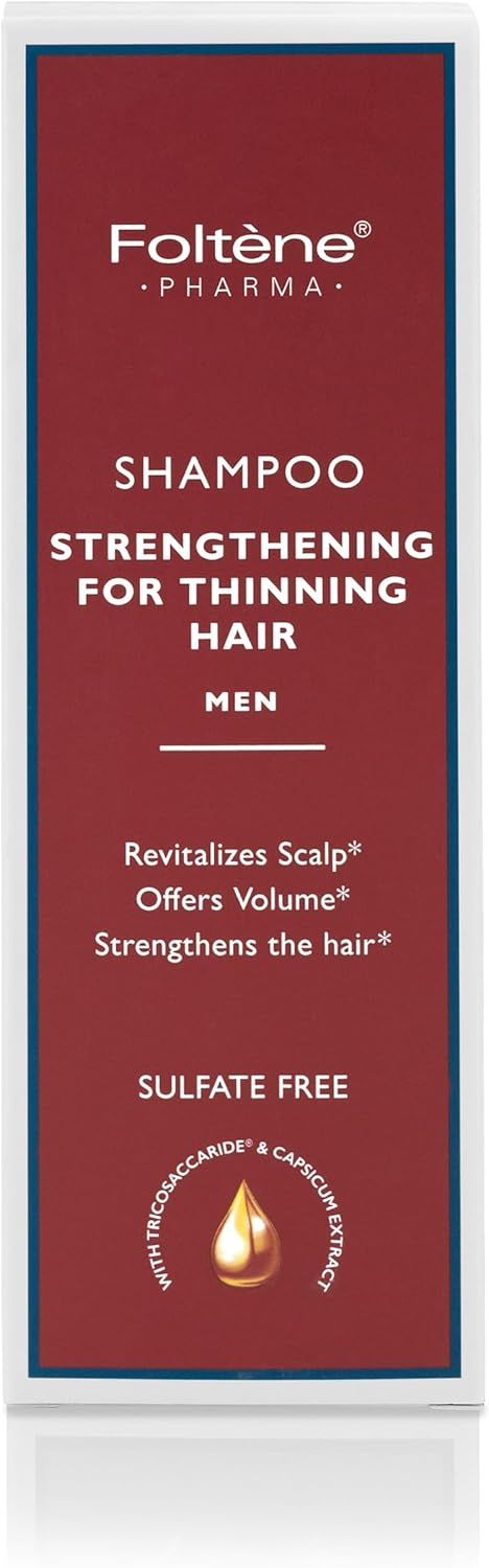 Foltene Shampoo Strengthening For Thining Hair, Men, 6.76Oz