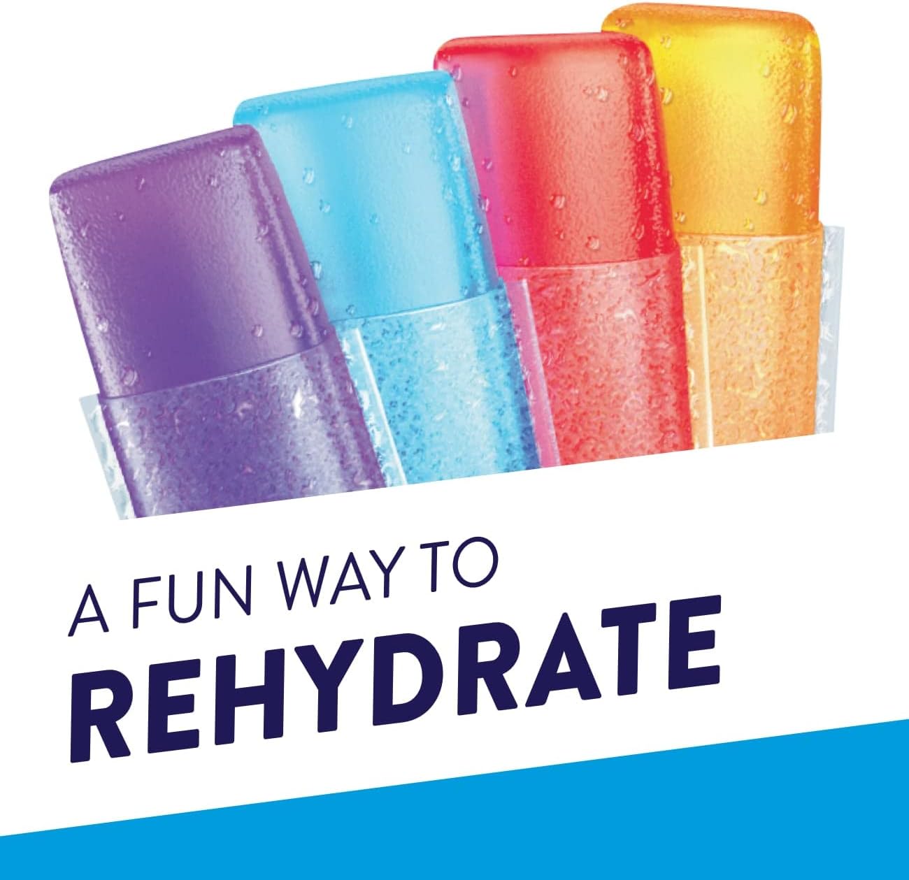 Pedialyte Electrolyte Solution Freezer Pops, 2.1 Fl Oz, 16 Pack
