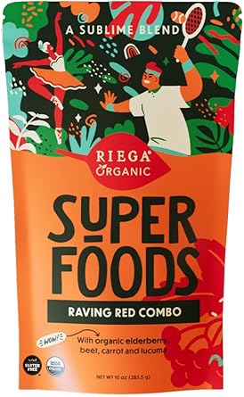 Riega Organic Superfoods Raving Red Combo, 10 Ounce (Pack of 1)