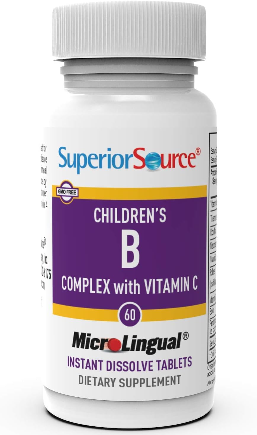 Superior Source Child B-Complex Vitamins (60 Tablets) : Health & Household