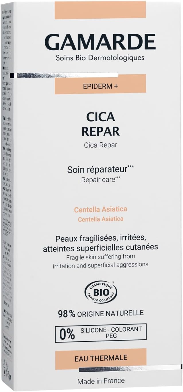 Cica Repar Care Organic 40 Ml Epiderm+ Gamarde