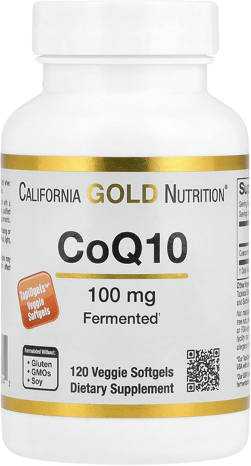 Coq10 100 Mg, Coenzyme Q10 Ubiquinone Usp, Supports Mitochondrial Function*, 120 Veggie Softgels