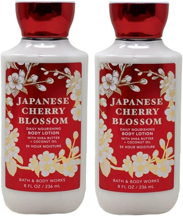 Bath And Body Works Japanese Cherry Blossom Super Smooth Body Lotion 2 Pack