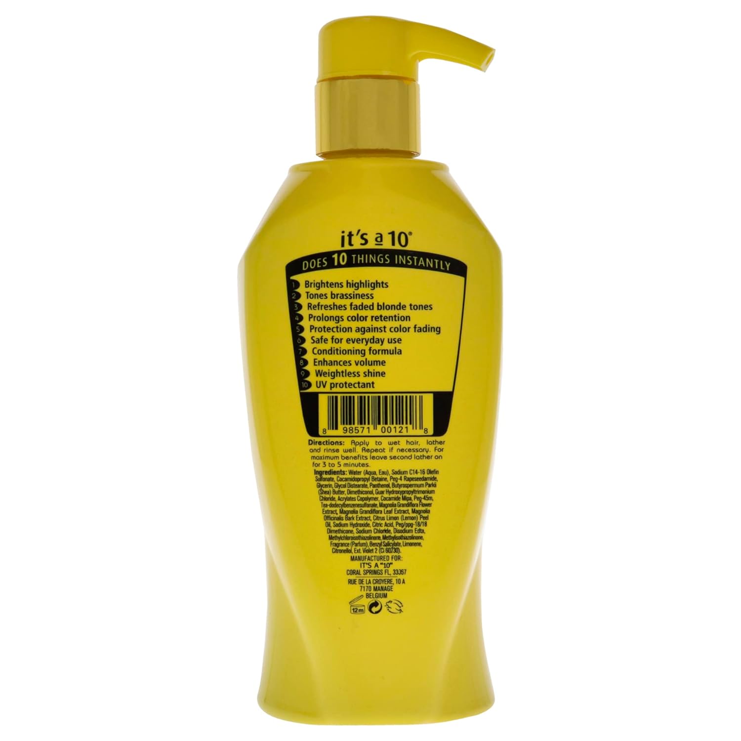 It's A 10 Miracle Brightening Shampoo for Blondes, 10 Ounce : Beauty & Personal Care