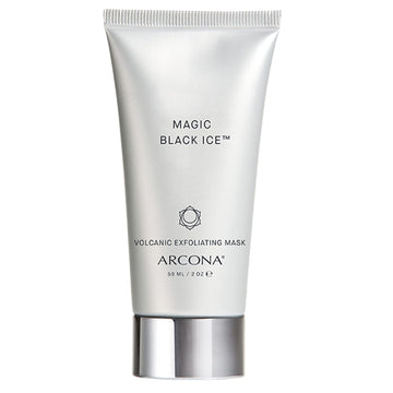 Arcona Magic Black Ice - Icelandic Volcanic Sand, Black Lava, Charcoal And Mandelic Acid Exfoliate, Purify, Brighten And Decongests Skin - 2 Oz. Made In The Usa