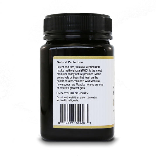 Wedderspoon Raw Premium Manuka Honey, Mgo 850, 17.6 Oz, Unpasteurized New Zealand Honey, Traceable From Our Hives To Your Home