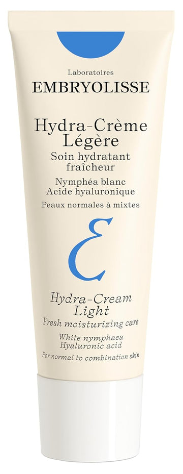 Embryolisse Hydra-Cream Light Moisturizer, Refreshing Gel Cream With Hyaluronic Acid & White Water Lily Extract, For Normal To Combination Skin, 1.35 Fl Oz