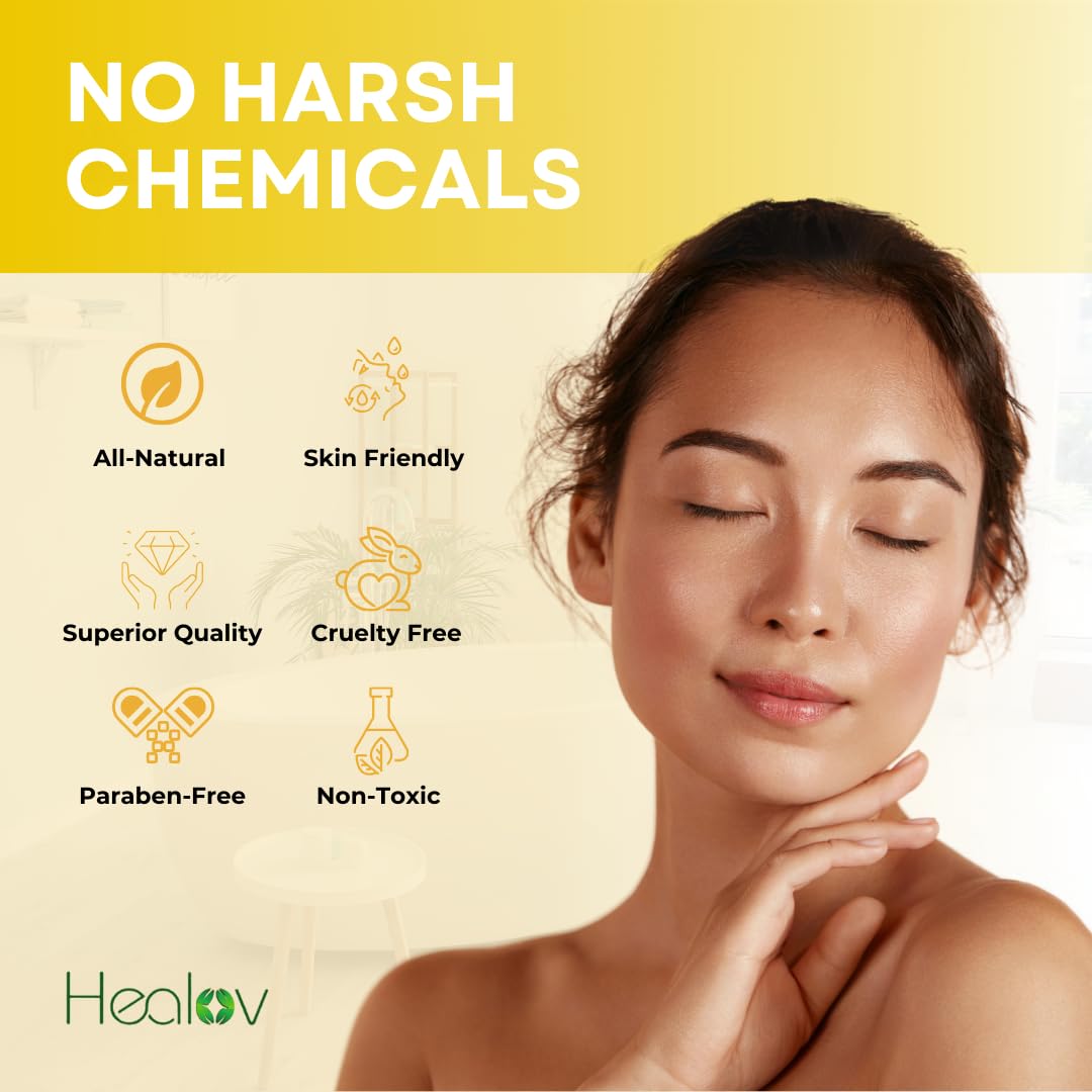 Sulfur Face Mask – All Natural Sulfur Facial Clay Mask – Glowing Skincare For Acne, Spots, Oily Skin – Sulfur Acne Cream Absorbs Excess Oil And Unclogs Pores – Kaolin Mask Treatment : Beauty & Personal Care