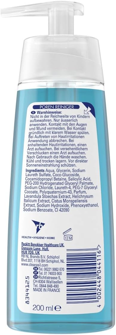 Clearasil Gentle Gel Wash, 150 ml